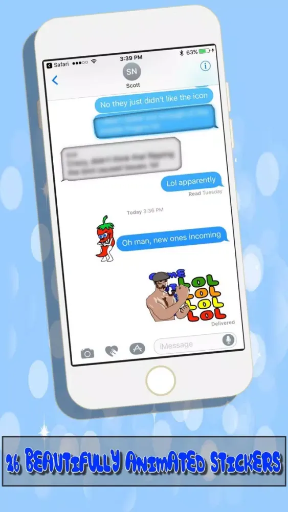 Screenshot di College Life Stickers : Freshman Edition