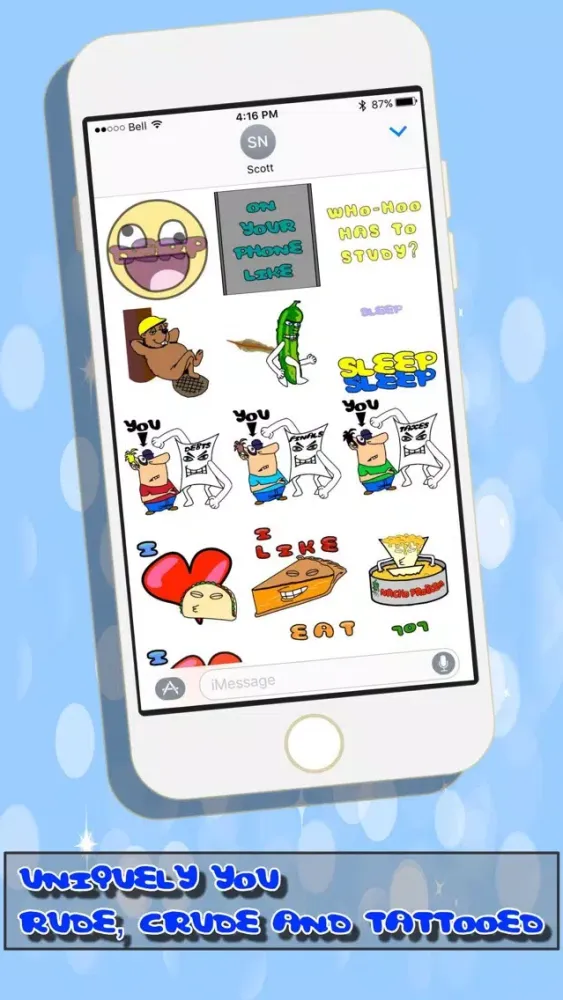 Screenshot di College Life Stickers : Freshman Edition