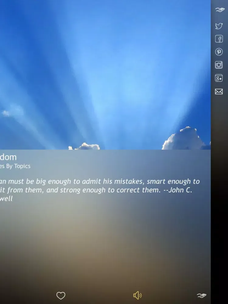 Flipquote iPad  Screenshots