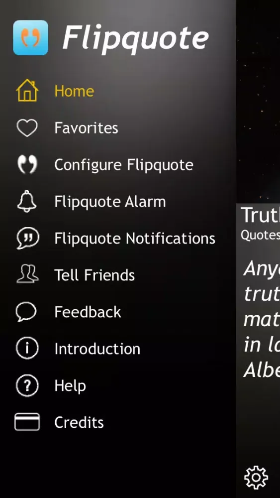 Flipquote Screenshots