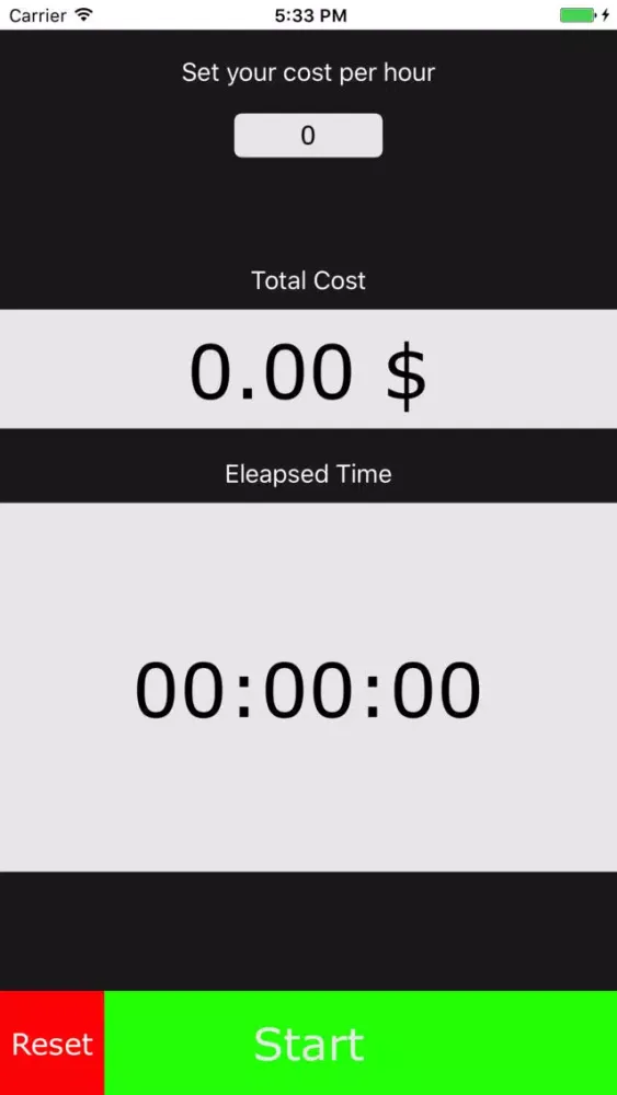 Capturas de tela do Hourly Rate