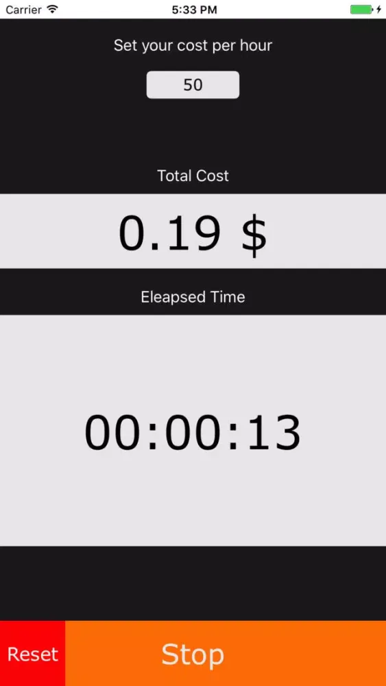 Capturas de tela do Hourly Rate