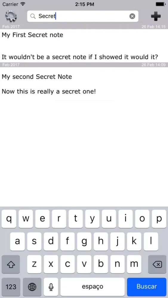 Secret Notes Screenshots