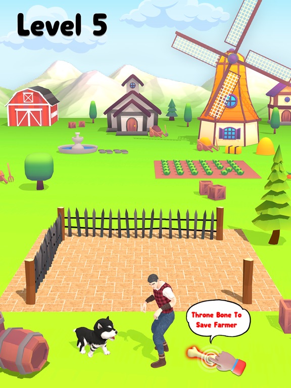 Draw Puzzle Line to Rescue Pet iPad  स्क्रीनशॉट