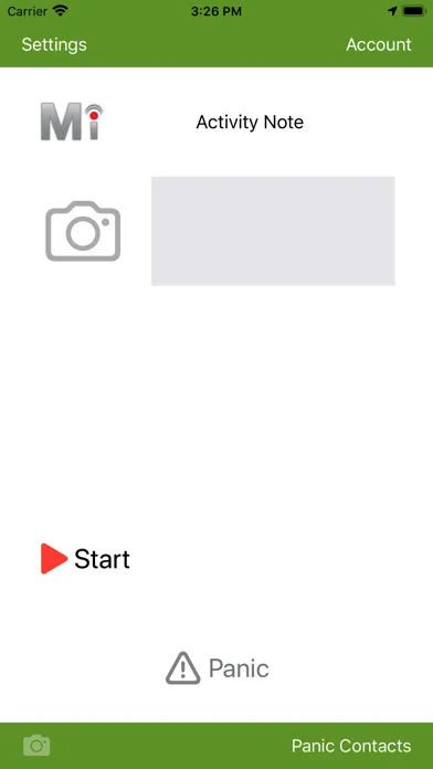 Mindr Mobile Personal Monitor Screenshots