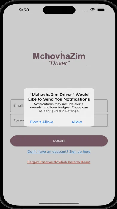 ภาพหน้าจอของ Mchovha Driver
