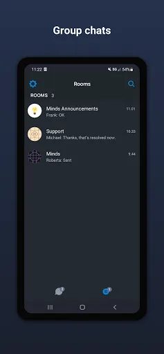 Скриншоты Minds Chat