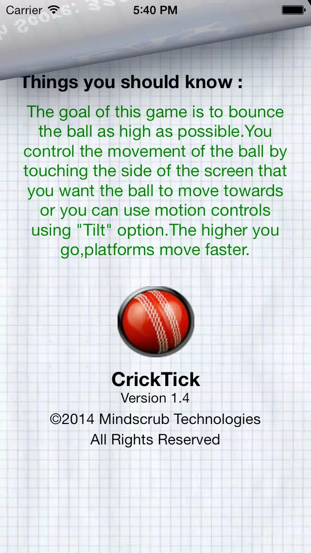 Cricktick - a cricket fungame應用截圖