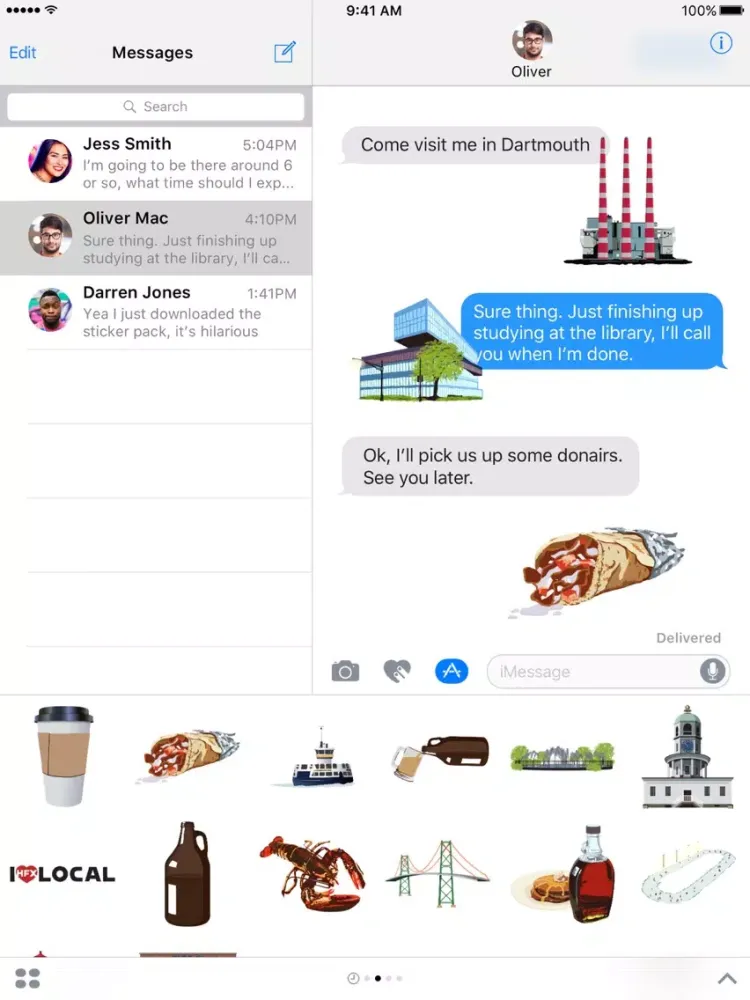 تصاویر Halimoji - Halifax Sticker Pack iPad 
