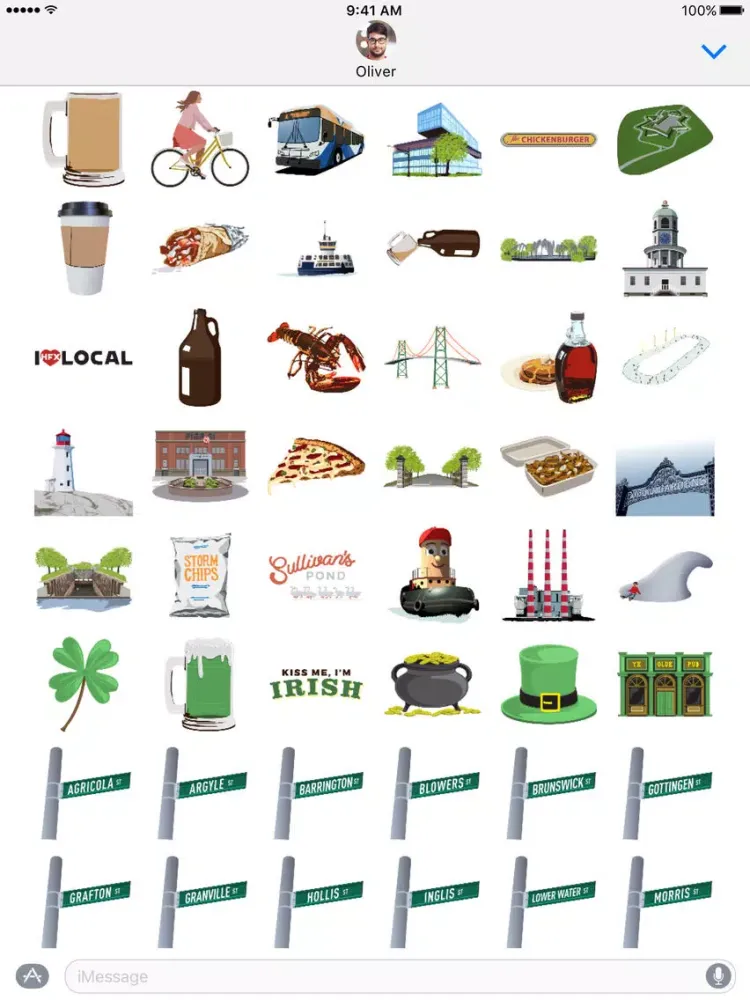 تصاویر Halimoji - Halifax Sticker Pack iPad 