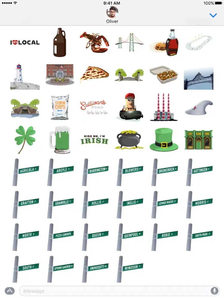 تصاویر Halimoji - Halifax Sticker Pack iPad 