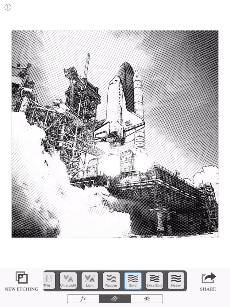 Zrzuty ekranu Etchings iPad 