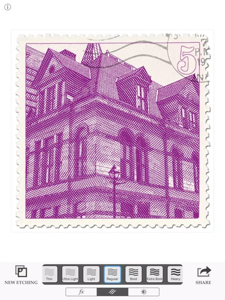 Zrzuty ekranu Etchings iPad 