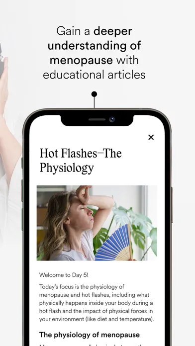 Evia: Hot Flashes & Menopause スクリーンショット