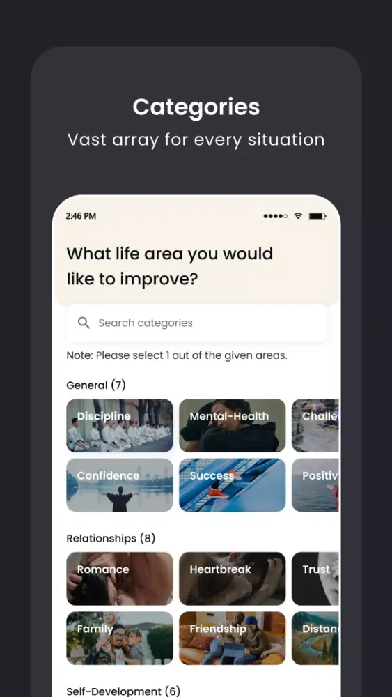 Mindset Therapy - Daily Quotes Screenshots