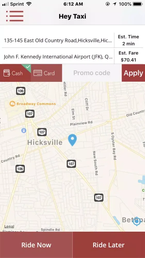 Captures d'écran de Hey Taxi Car Service