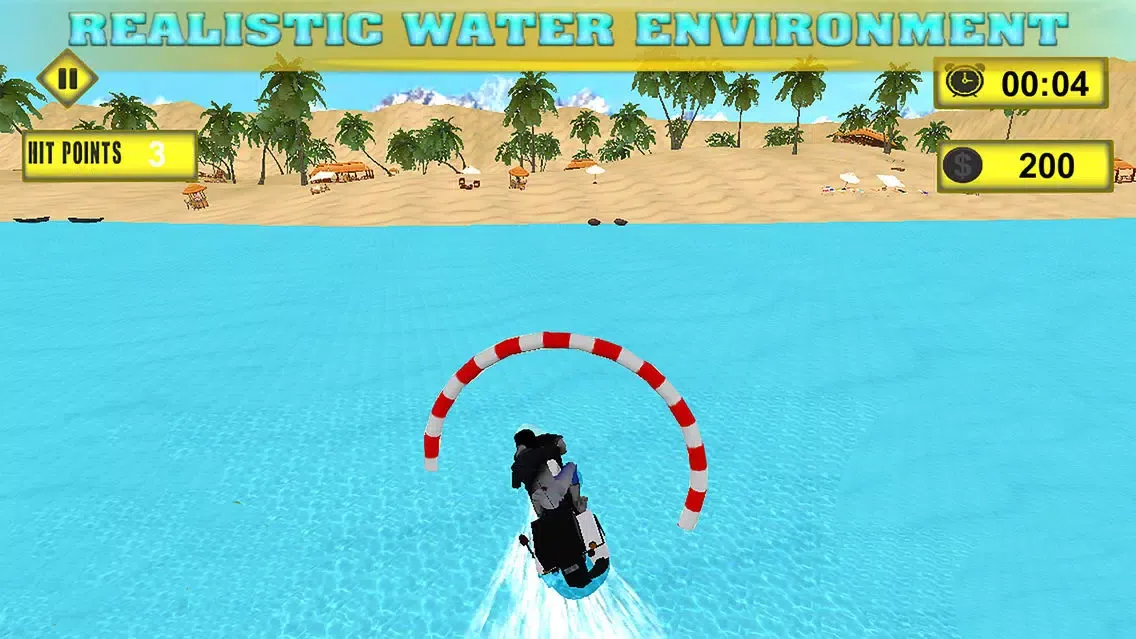 Tangkapan layar Super Water Bike Rider Game 2017