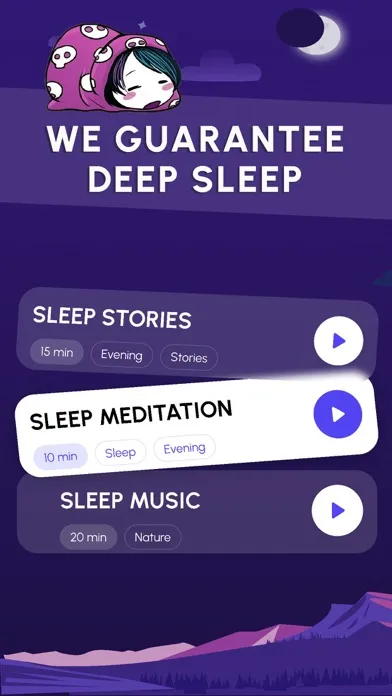 Tangkapan skrin Mindspace: Mindful Meditation