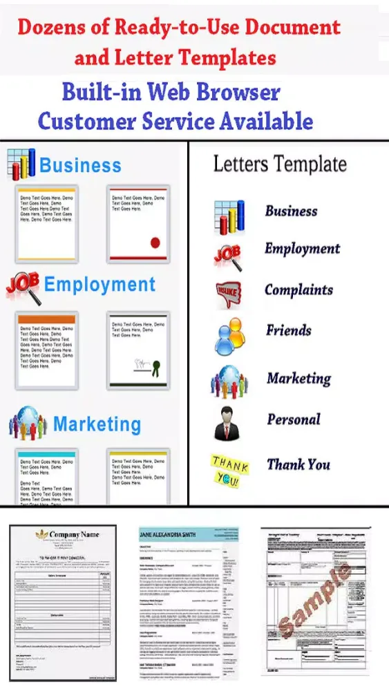 Tangkapan layar Document Pro- Create & Edit Rich Text Documents and Generate PDF.