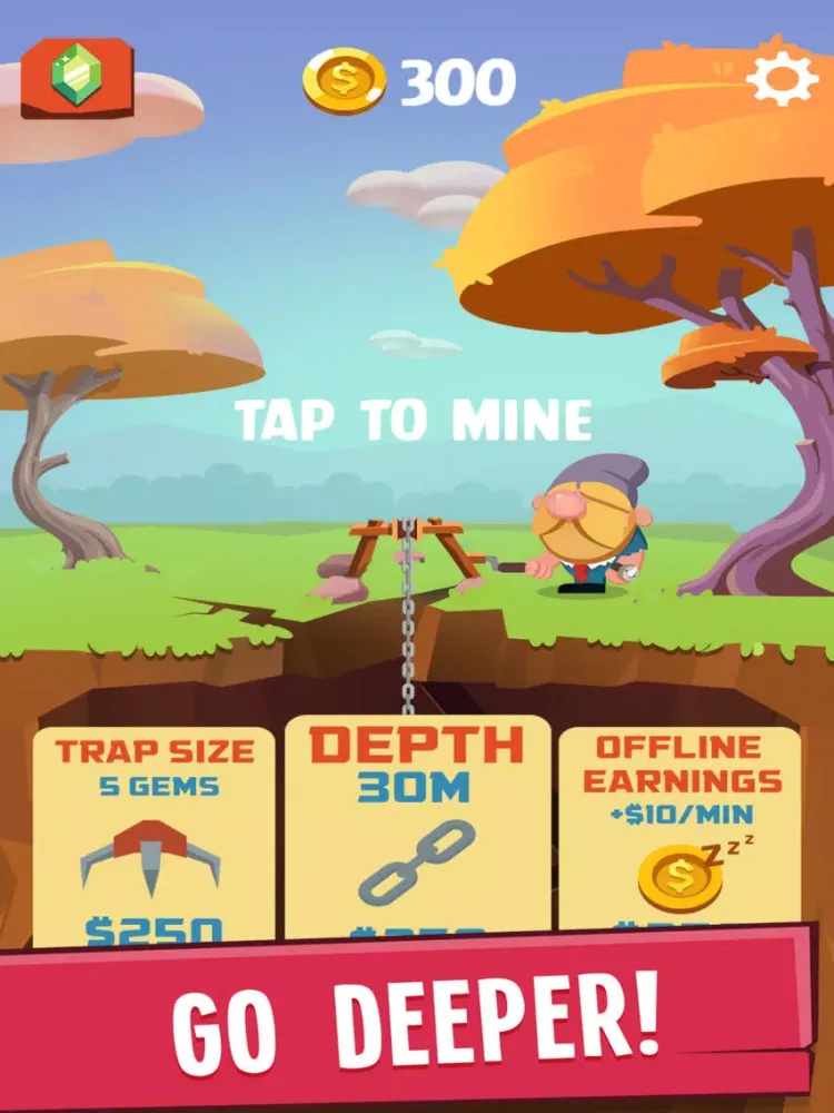 Diggy Diggy Miner iPad  Ekran Görüntüleri