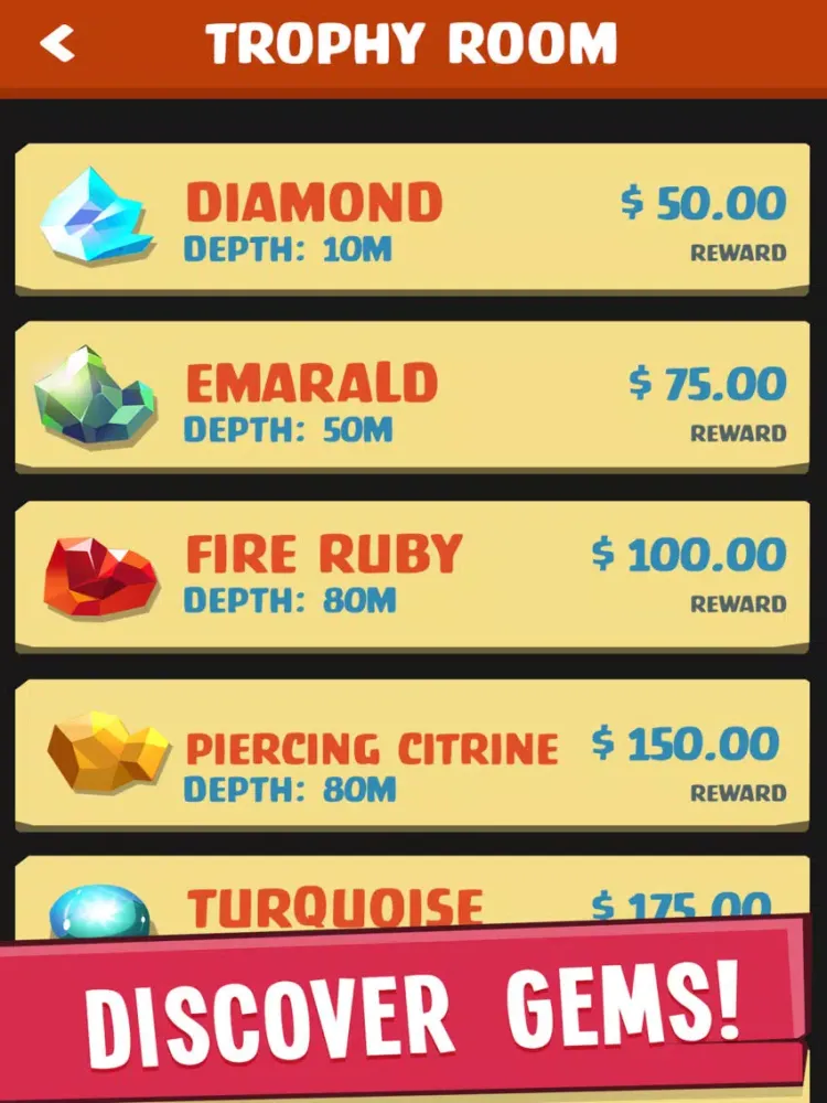 Diggy Diggy Miner iPad  Ekran Görüntüleri
