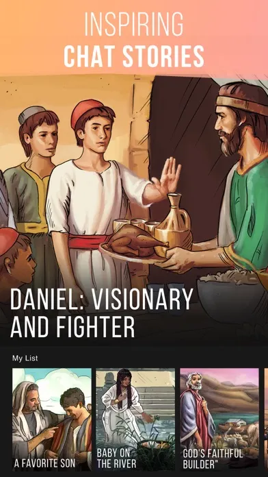 Capturas de tela do FlashBible - Chat Stories