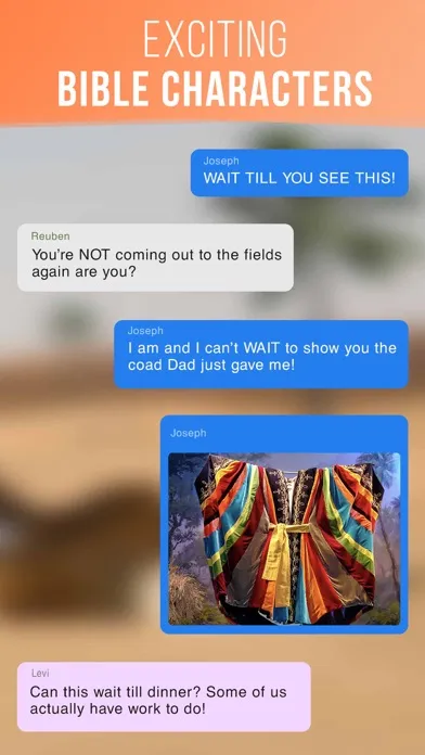 Capturas de tela do FlashBible - Chat Stories