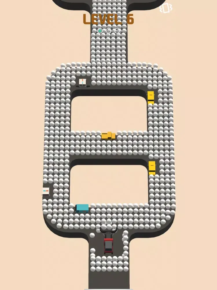 Tangkapan layar Snow Dozer iPad 
