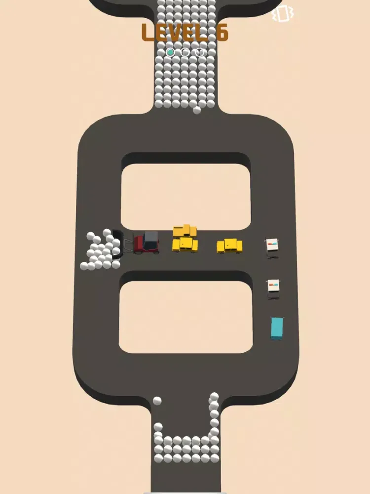 Tangkapan layar Snow Dozer iPad 