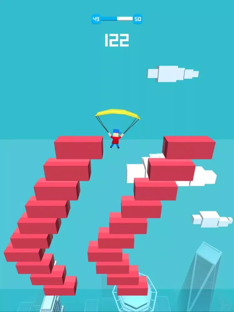 Sky Diving Challenge iPad  स्क्रीनशॉट