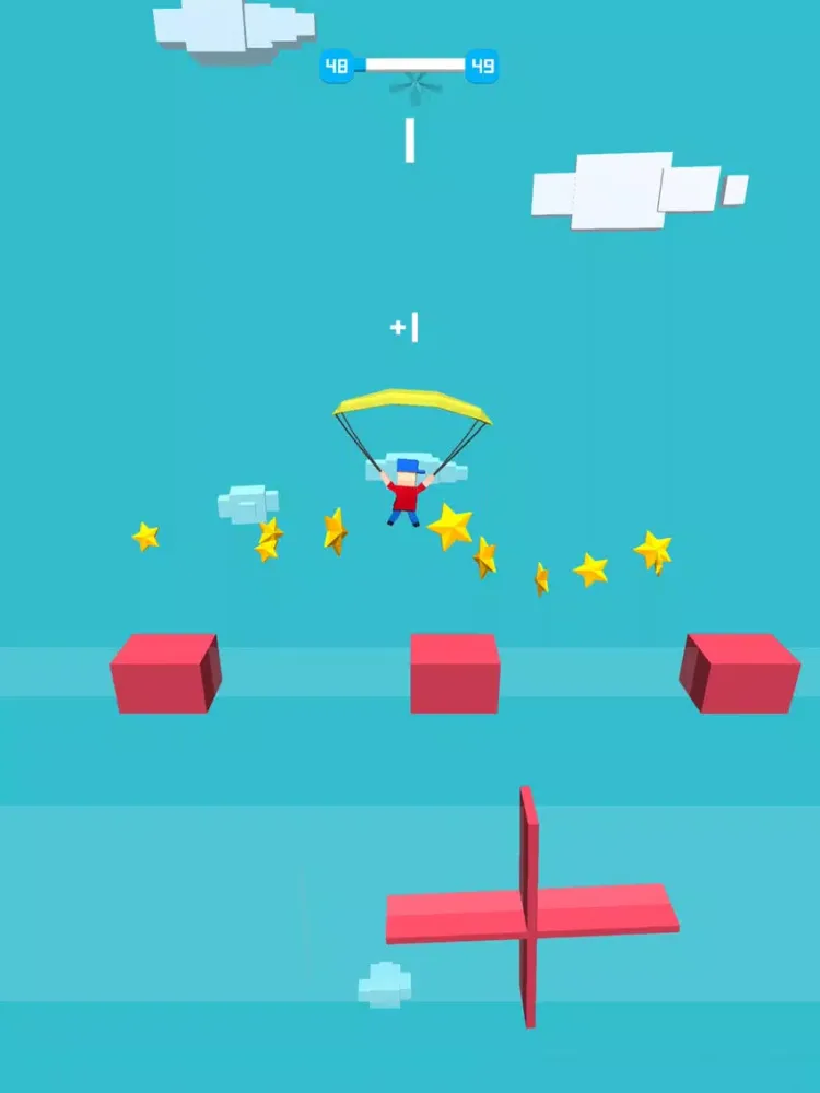 Sky Diving Challenge iPad  स्क्रीनशॉट