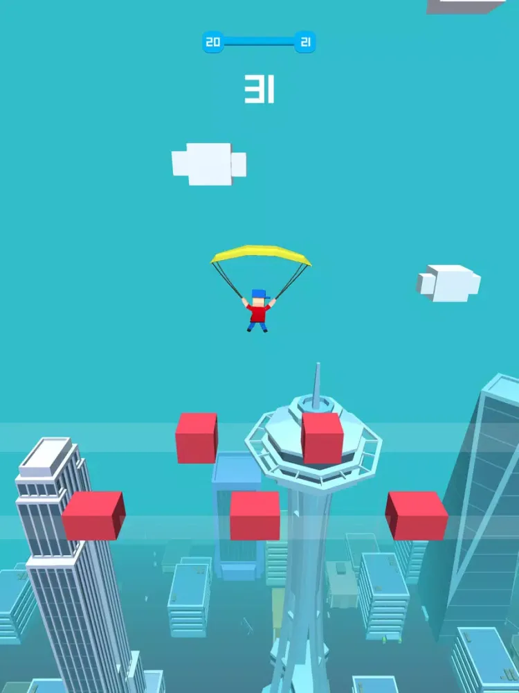 Sky Diving Challenge iPad  स्क्रीनशॉट