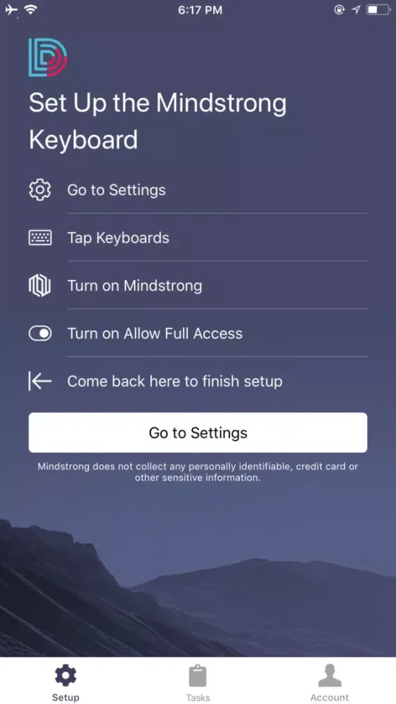 Tangkapan layar Discovery by Mindstrong