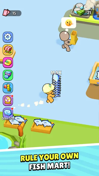 My Fish Mart: Idle Tycoon Game Ekran Görüntüleri