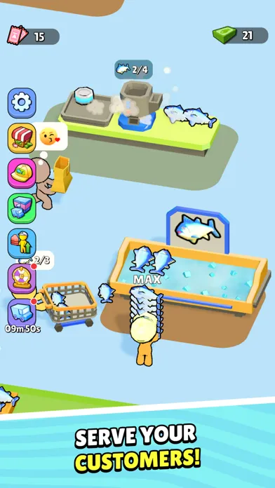 My Fish Mart: Idle Tycoon Game Ekran Görüntüleri