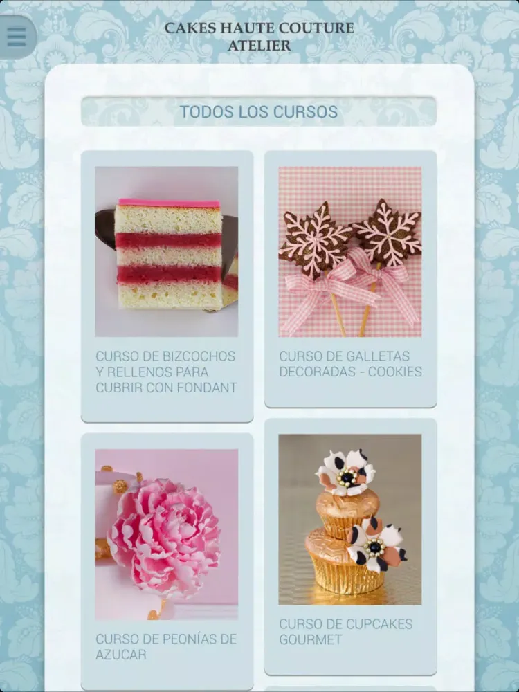 ภาพหน้าจอของ Cakes Haute Couture Atelier iPad 