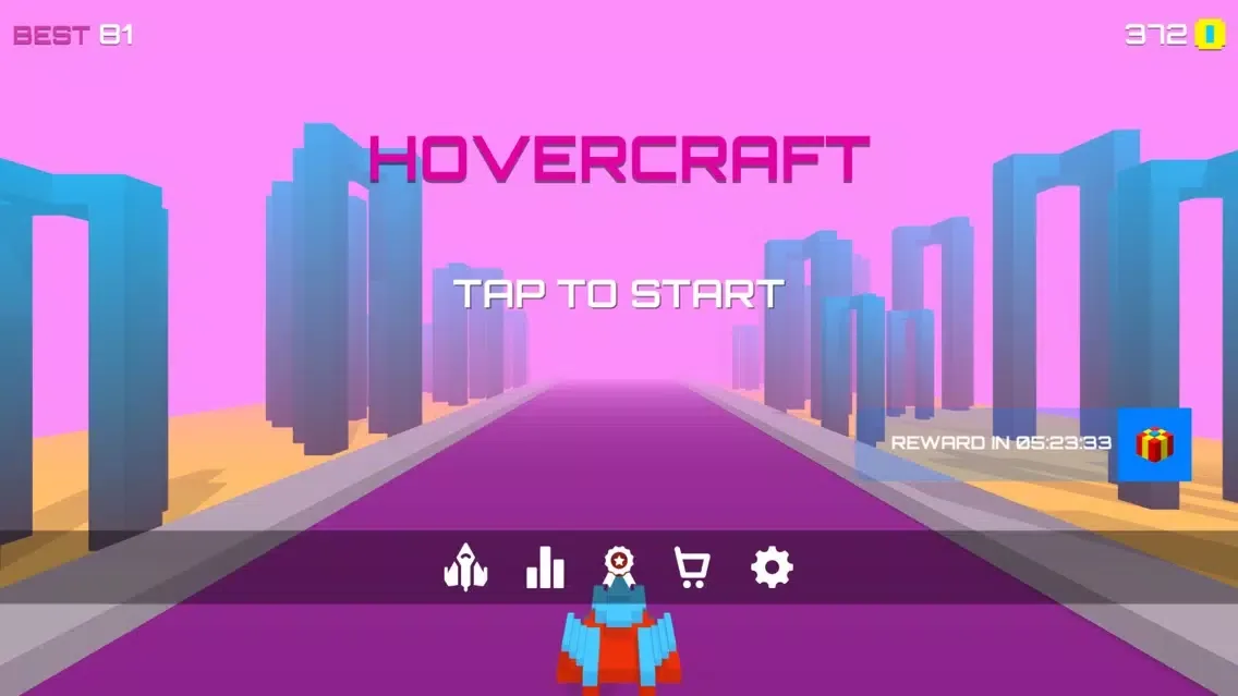 Hovercraft: Speedy Roads سکرین شاٹس
