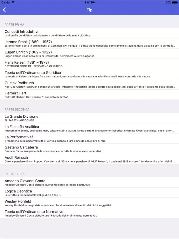 Filosofia del Diritto - Giurisprudenza iPad Ekran Görüntüleri
