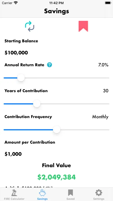 FIRE Retirement Calculator স্ক্রিনশট