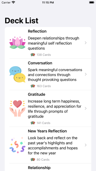 Reflection Cards 스크린샷