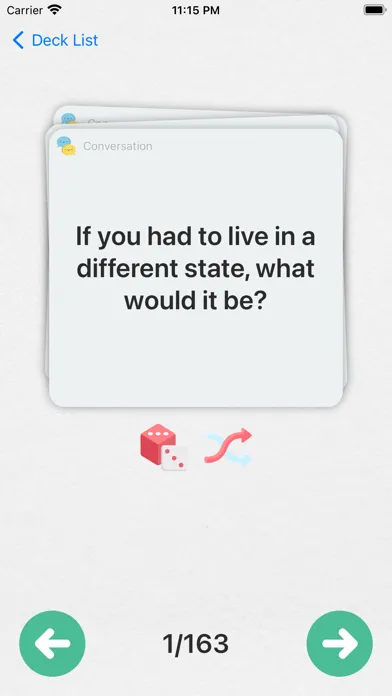 Screenshot di Reflection Cards