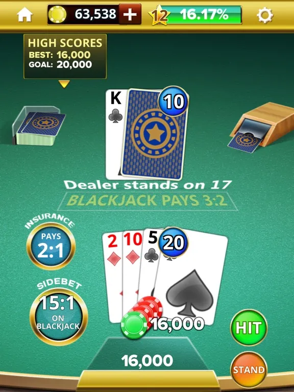 صور Blackjack 21 Casino Royale fun iPad 