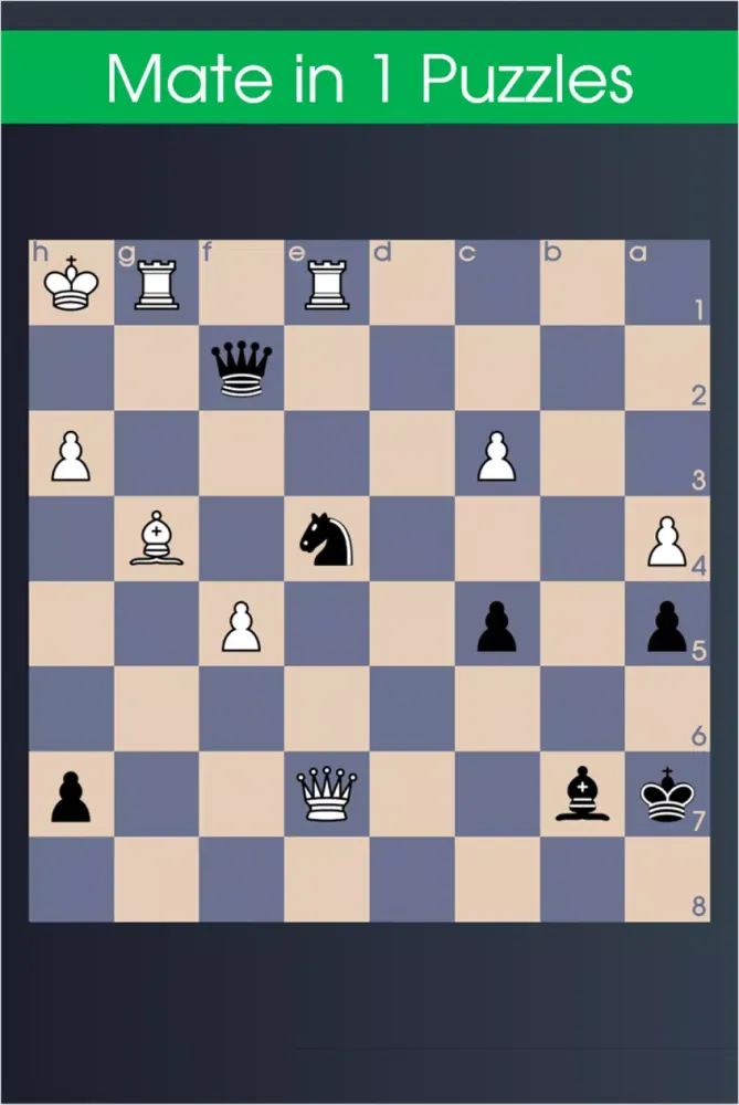 Checkmate puzzles - King Hunt Screenshots