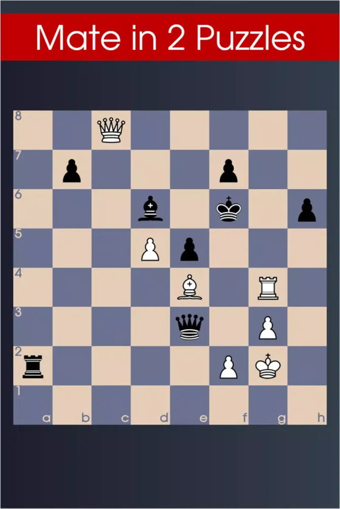 Checkmate puzzles - King Hunt Screenshots