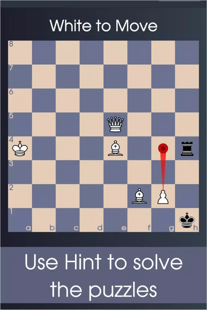 Checkmate puzzles - King Hunt Screenshots