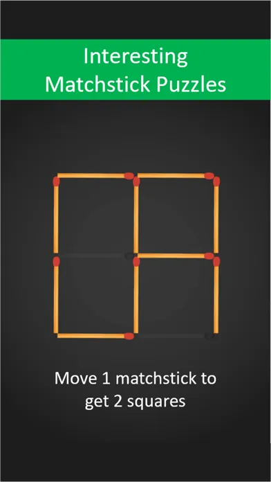 Matchstick Puzzle Game スクリーンショット