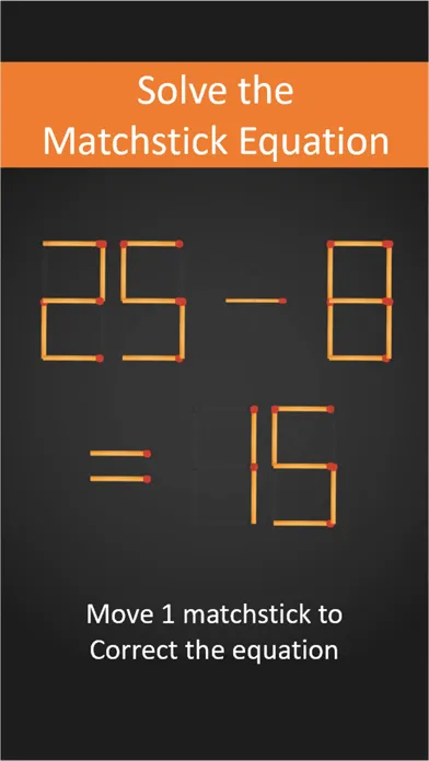 Matchstick Puzzle Game スクリーンショット
