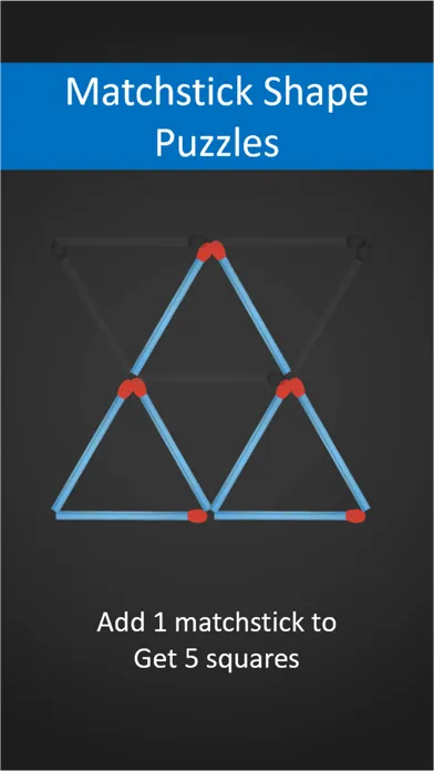 Matchstick Puzzle Game スクリーンショット
