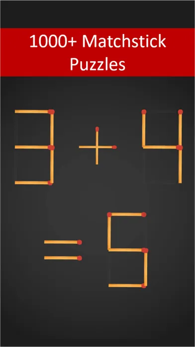 Matchstick Puzzle Game スクリーンショット