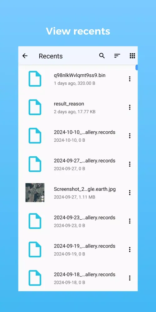 File Explorer Screenshots
